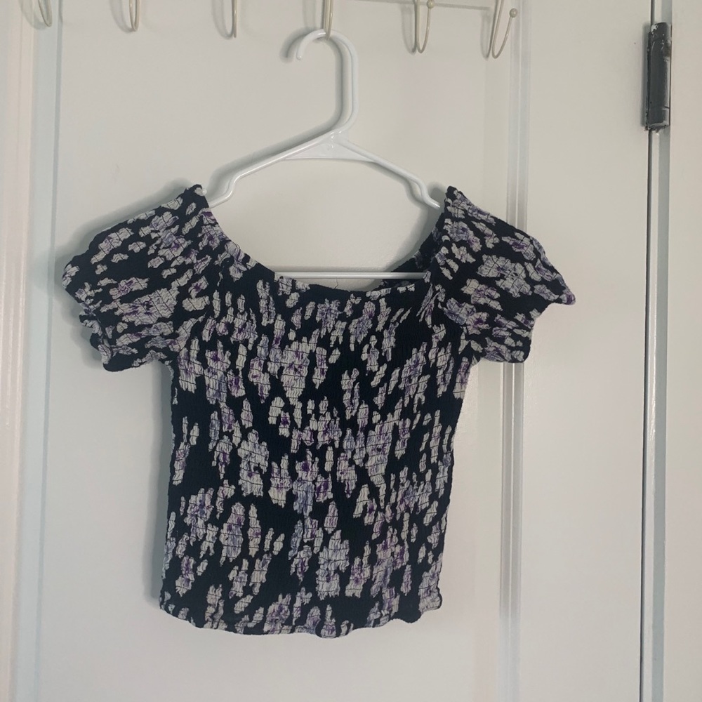 Off the Shoulder Crop Top